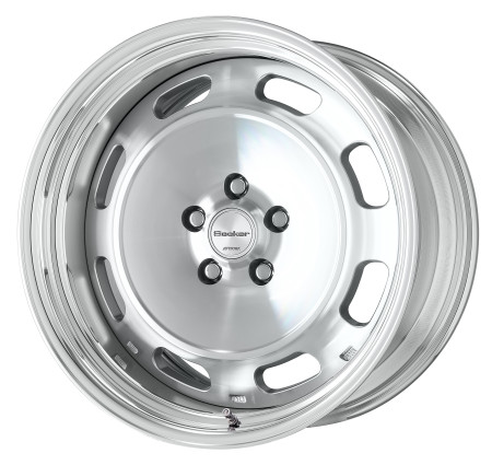 CUT CLEAR [MSP] CENTRE DISK WITH POLISHED ANODIZED STEP RIM