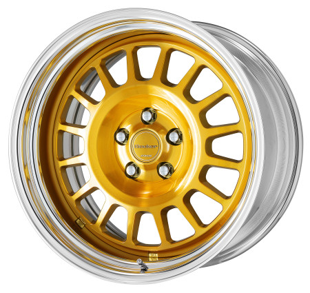 IMPERIAL GOLD [IPG] CENTRE DISK WITH POLISHED ANODIZED STEP RIM